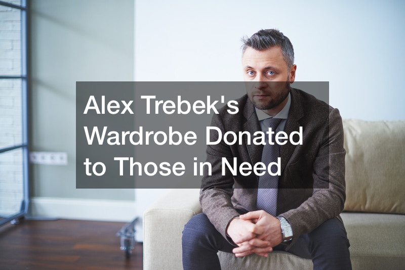 Alex Trebek’s Wardrobe Donated to Those in Need