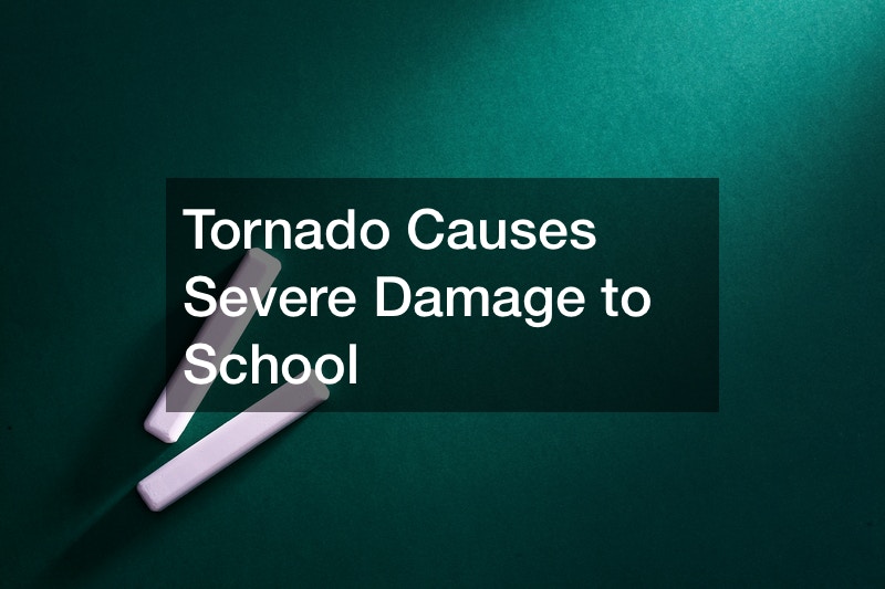 Tornado Causes Severe Damage to School