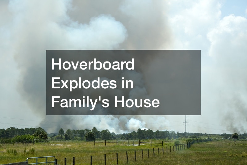 Hoverboard Explodes in Familys House