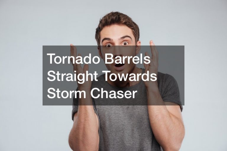 Tornado Barrels Straight Towards Storm Chaser